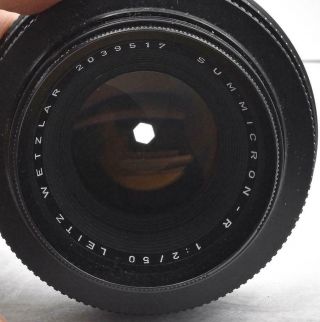 LEITZ WETZLAR GERMANY SUMMICRON - R 1:2 / 50mm LENS Leica R 3