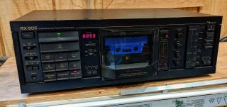 Nakamichi RX - 505 3 head cassette deck with auto reverse tape.  (Last deck of 3) 10