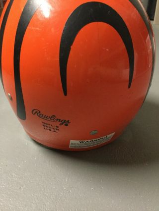 Vintage Size Medium Rawlings Cincinnati Bengals Football Helmet 3