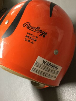 Vintage Size Medium Rawlings Cincinnati Bengals Football Helmet 4