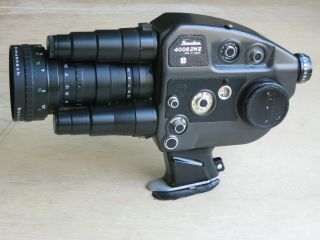 Beaulieu 4008ZMll 8MM Camera w/Schneider 6 - 66MM,  f/1.  8 Zoom Lens w/Case 2