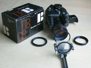Beaulieu 4008ZMll 8MM Camera w/Schneider 6 - 66MM,  f/1.  8 Zoom Lens w/Case 7
