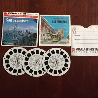 Vintage View - Master 3 - Reel Set San Francisco Famous City Complete Booklet A23