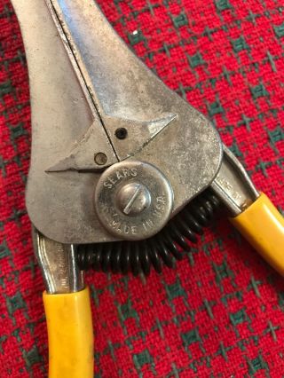 Vintage Sears Industrial Wire Stripper Tool Made In USA.  Heavy Duty. 4