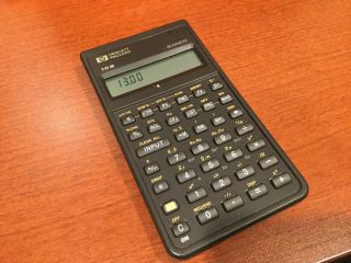 Vintage Hp 10b Business Financial Calculator Hewlett Packard