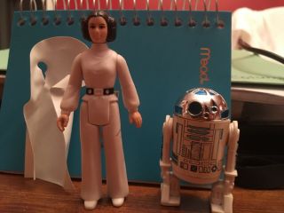Vintage Star Wars Princess Leia Organa And R2d2 Both 1977