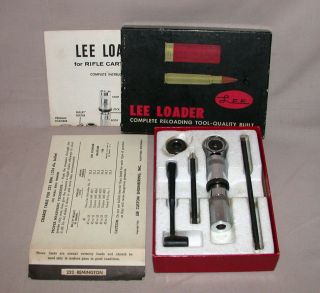 Vintage Early Lee Loader Hand Loader For 222 Remington