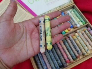 Vintage Rembrandt Soft Pastels by Talens,  Made in Holland 36 Piece Box 6