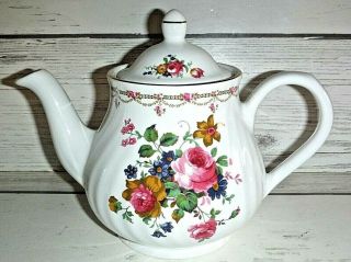 Vintage Arthur Wood & Son 6521 Teapot Shaffordshire England 12