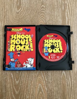 Vintage Disney School House Rock 30th Anniversary Edition 2 Dvd Set