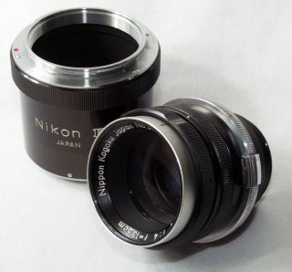 Nikkor - Q 13.  5cm/4 Bellows Lens With Adapter Br - 1