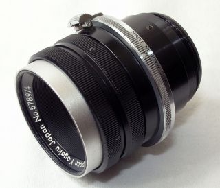 Nikkor - Q 13.  5cm/4 Bellows lens with adapter BR - 1 3