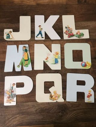 Vintage Style Dick And Jane A To Z Alphabet Board Books Complete Set 2