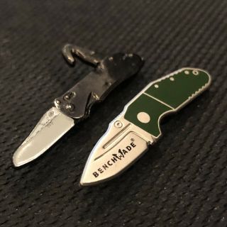 Benchmade Knife Lapel Pin Set - Mpr And Triage Collectible
