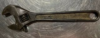 8” Vintage Crescent Adjustable Wrench 8 Inch Usa Made Tool Crestoloy