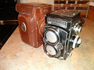 Rolleiflex 2.  8 F Medium Format Tlr Camera With Schneider Xenotar 80mm F/2.  8 Lens
