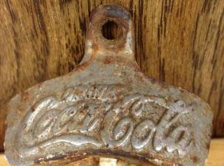 vintage DRINK COCA COLA STARR X 10 METAL BOTTLE OPENER rare NUMBER 10 usa COKE 2