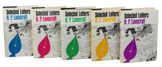 Selected Letters Vols 1 - 5 Complete By H.  P.  Lovecraft First Edition 1965 Arkham