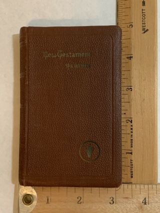 Ww2 Soldier Pocket Bible 1943 Gideon Vintage Military Testament & Psalms