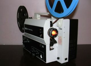 Eumig Mark S 802d Standard 8mm & 8 Sound Projector & Extra Bulb Serviced