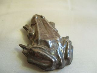 Vintage Sterling Silver Frog Pin 925 Taxco Patina