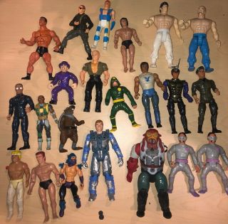 22 Vintage Action Figures From The 80s Stallone Chuck Norris Schwarzenegger More