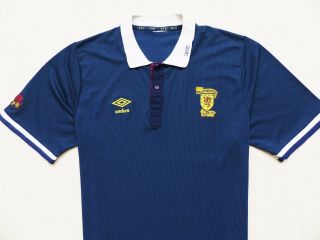 Vintage Shirt Umbro Scotland National Team Home 1988 - 89 Jersey S.  L/xl
