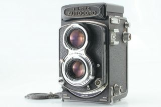 【exc,  】minolta Autocord Tlr Camera W/ Minolta Rokkor 75mm F3.  5 From Japan 668