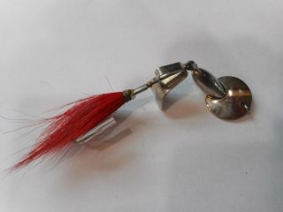 Vintage Pflueger Whoopee Red Tail Lure Metal Lure