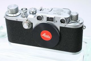Leica Leitz Iiic Sharkskin 35mm Rangefinder Ltm Body - No.  408844