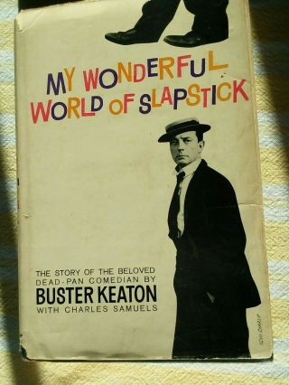 Signed Buster Keaton My Wonderful World Of Slapstick 1960