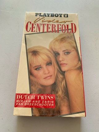 Vintage Playboy Video Centerfold Vhs Dutch Twins Mirjam & Darin Van Breeschooten