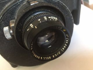 1940’s Bell & Howell WWII 35mm Film Bomb Spotter Spotting Camera 50mm Lens 3