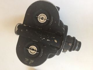 1940’s Bell & Howell WWII 35mm Film Bomb Spotter Spotting Camera 50mm Lens 4