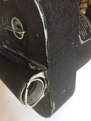 1940’s Bell & Howell WWII 35mm Film Bomb Spotter Spotting Camera 50mm Lens 8