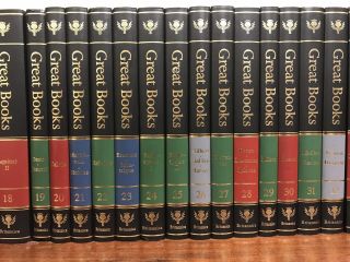 Britannica Great Books of The Western World 1993 Complete Set 60 - like 5