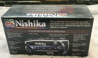 Nishika N9000 3D Camera 35mm Quadra Lens System Factory 3