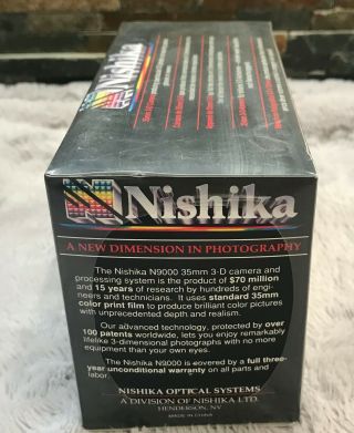 Nishika N9000 3D Camera 35mm Quadra Lens System Factory 4