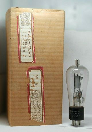 Western Electric 280 - A Vacuum Tube TESTS GOOD (Continuity) 3