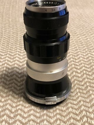 Nikkor - T 1:4 F=10.  5cm Nippon Kogaku Lens NO.  409025 4