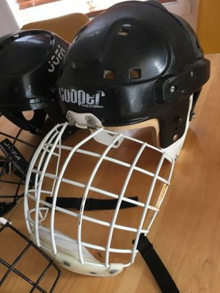 Vintage Hockey Helmets Jofa 390 AND Cooper Sk2000 Senior (both) 4