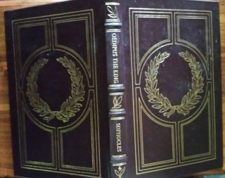 Oedipus The King By Sophocles - Easton Press,  100 Greatest Books Ever,  1980