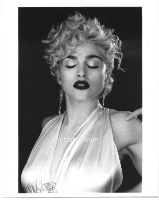 M09b Madonna Vogue Video Vintage 1990s Black White 8x10 Photo Ritts Fincher