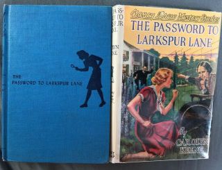 Nancy Drew Larkspur Lane Vintage Solid Blue Bsep / Ws Dj