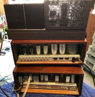 Fisher Model 80 C Preamp,  80 az amp,  80 preamp tuner cases,  all 3