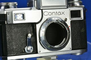 CONTAX III (3) 35mm Rangefinder Camera,  50mm f/1.  5 Zeiss T SONNAR Lens,  Spool NR 12