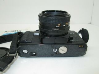 MINOLTA X - 700 35mm Single Lens FILM CAMERA,  Strap & Vivitar Zoom Thyristor 3500 6