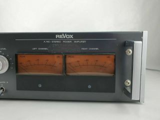 Revox A 740 Stereo Power Amplifier - CHECKED & 7
