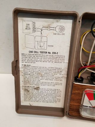 Sid Harvey ' s CAD Cell Tester E55 - 2 Vintage (TM - 20) 4