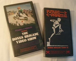Vintage Powell Peralta - Bones Brigade & Future Primitive Vhs & Skateboards Book
